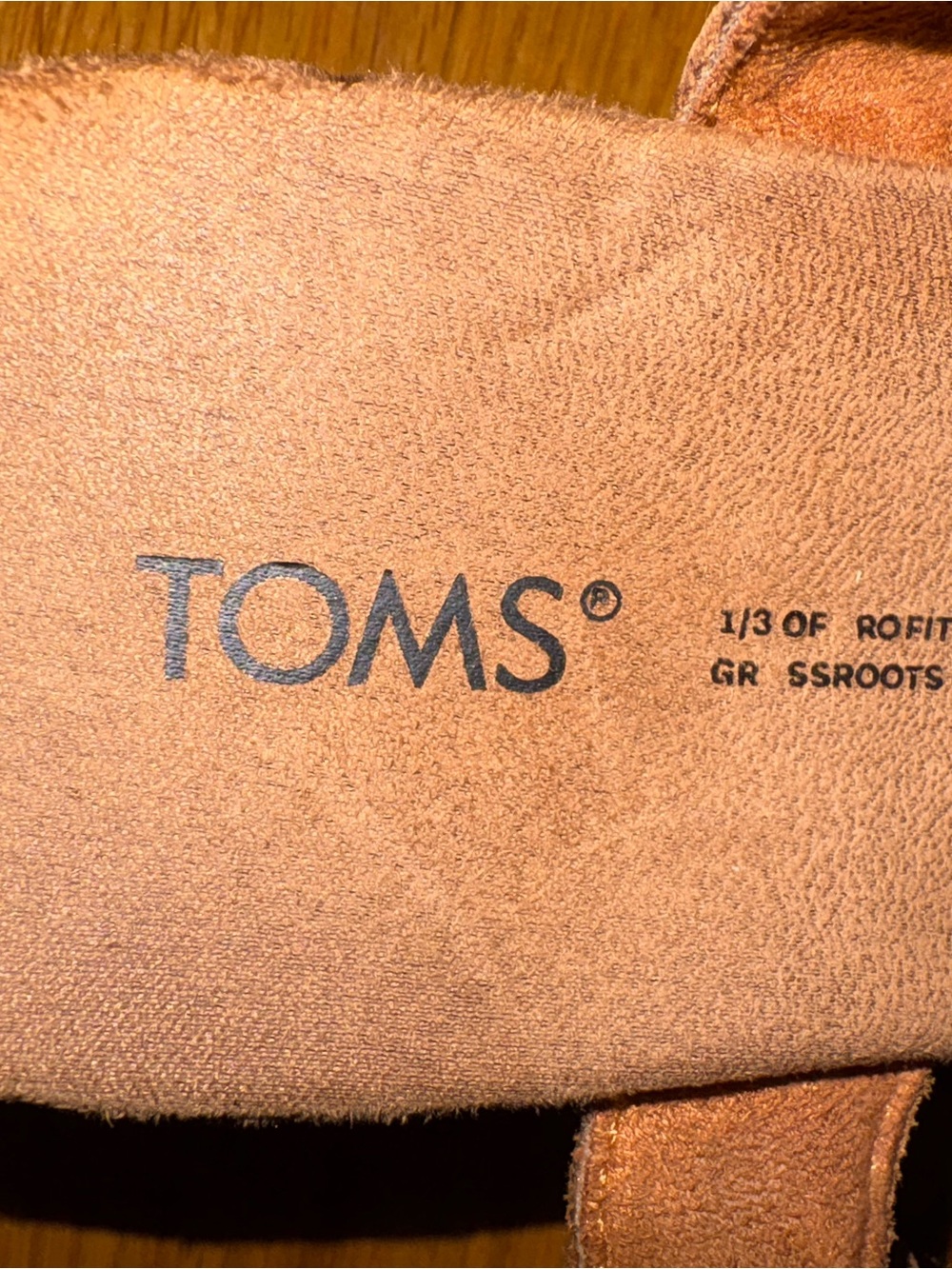 TOMS Tan Platform Espadrille Ankle Strap Sandals Size 8 - Picture 2 of 6